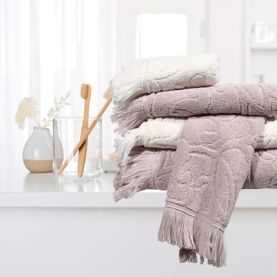 Das Home Σετ Πετσέτες Μπάνιου 3τμχ Daily 0668 Nude Βάρους 600gr/m²