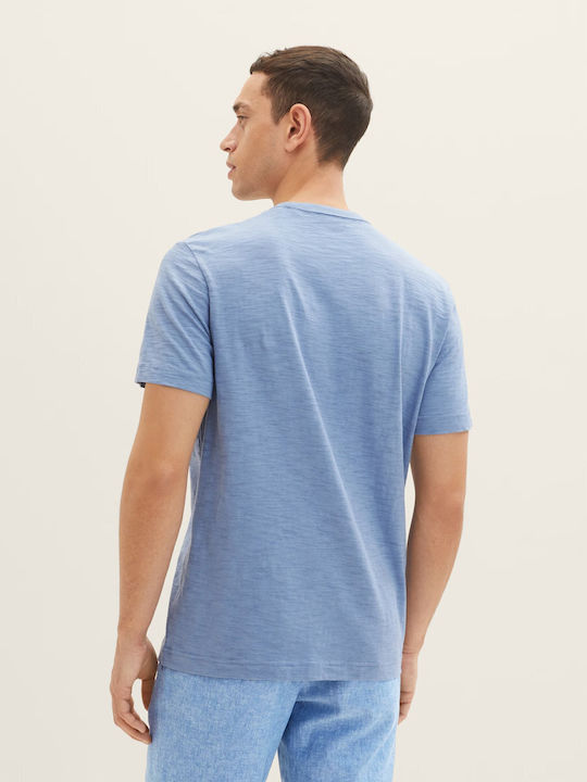 Tom Tailor Men's Short Sleeve T-shirt Blue