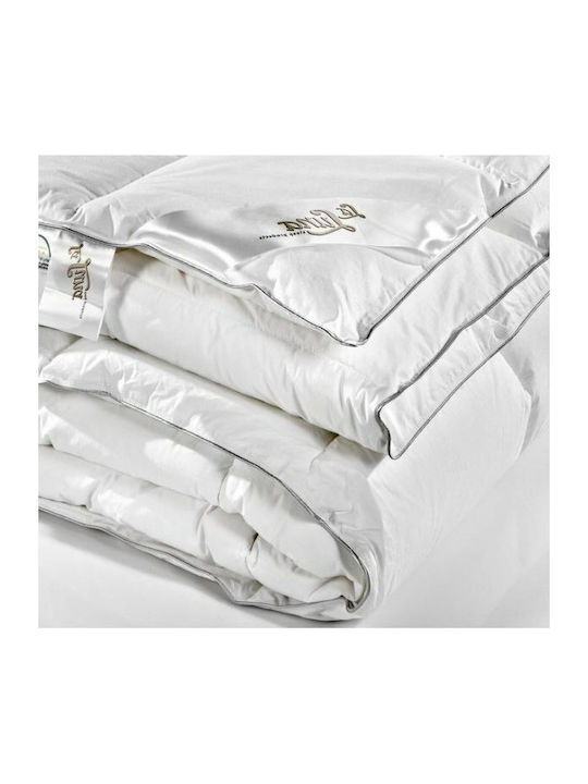 Palamaiki Duvet Single with Microfiber Filling 160x240cm Twin Stripe White Comfort 200 GSMGsm 7.5 togs Togs