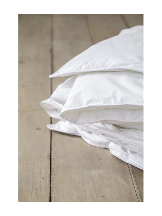 Nima Πάπλωμα Μονό με Γέμιση Microfiber 160x220εκ. Super Soft Λευκό 300 GSM 9.5 togs