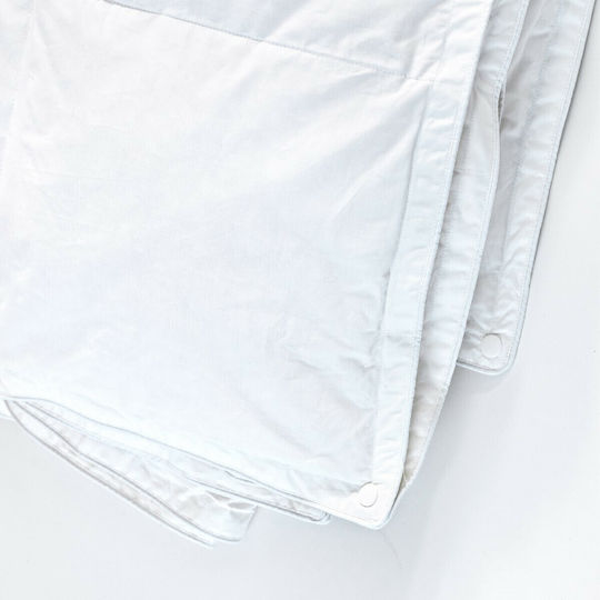 Palamaiki Duvet Single with Microfiber Filling 160x240cm Twin Stripe White Comfort 200 GSMGsm 7.5 togs Togs