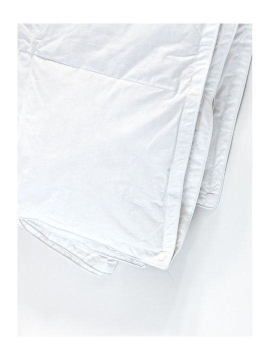 Palamaiki Duvet King Size with Microfiber Filling 260x240cm Twin Stripe White Comfort 200 GSMGsm 7.5 togs Togs