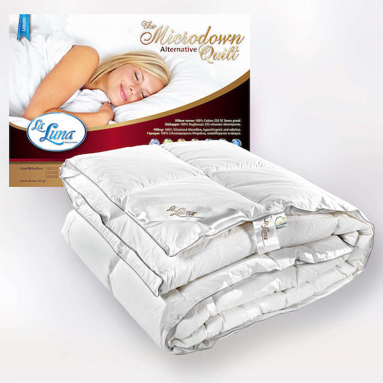 La Luna Пухено Куинсайз с Пълнеж Microfiber 220x240бр Quilt Synthetic 350 г/м²Gsm 10.5 togs Togs