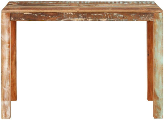 Table Dining Room from Solid Wood Natural 110x55x76cm