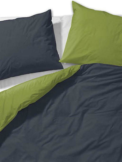 Vesta Home Пухено Единично 160x230бр Micro Green-Dark Blue 300 г/м²Gsm 12.5 togs Togs