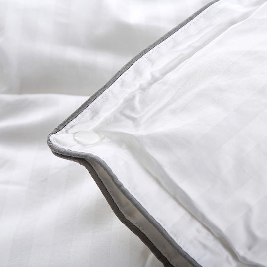 La Luna Пухено Единично с Пълнеж Microfiber 160x220бр All Season Бял