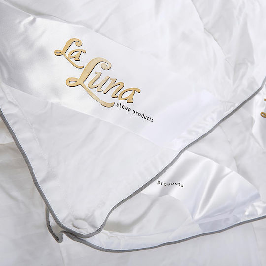 La Luna Пухено Единично с Пълнеж Microfiber 160x220бр All Season Бял