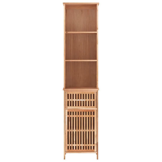 vidaXL Στήλη Μπάνιου Δαπέδου Μ42xΒ29xΥ182cm Καρυδί