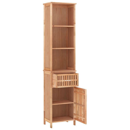 vidaXL Στήλη Μπάνιου Δαπέδου Μ42xΒ29xΥ182cm Καρυδί