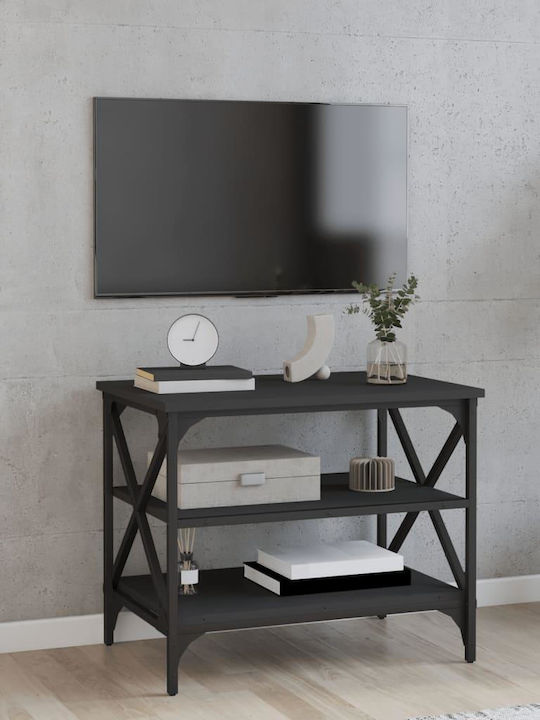 Particle Board TV Furniture Black L60xW40xH50cm