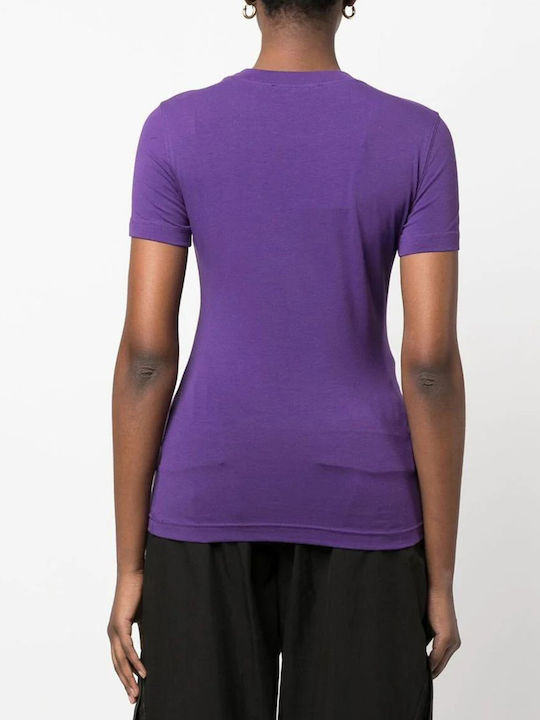 Versace Women's T-shirt Purple