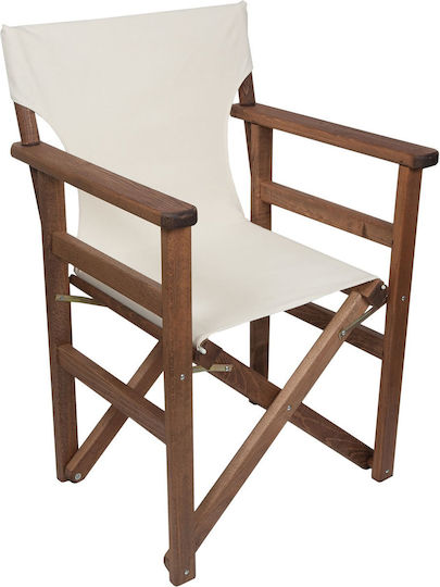 Zita Plus Director Chair Cover Torino Ecru 45x79cm