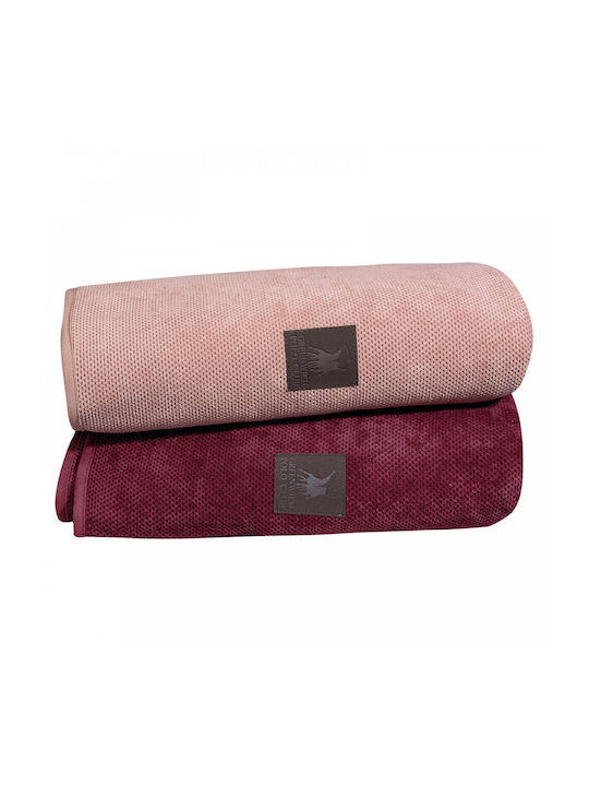 Greenwich Polo Club Three-Seater Sofa Throw 2735 180x300cm Burgundy