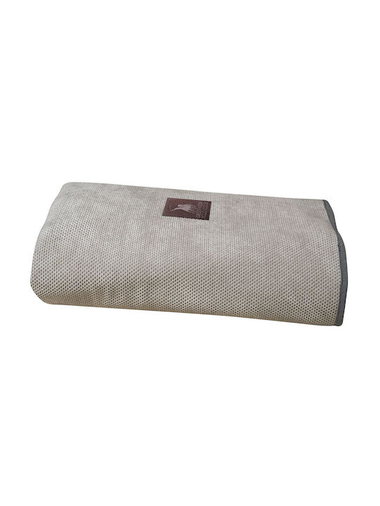 Greenwich Polo Club 2733 Dreisitzer-Sofa Wurf Fleece 180x300cm Grau