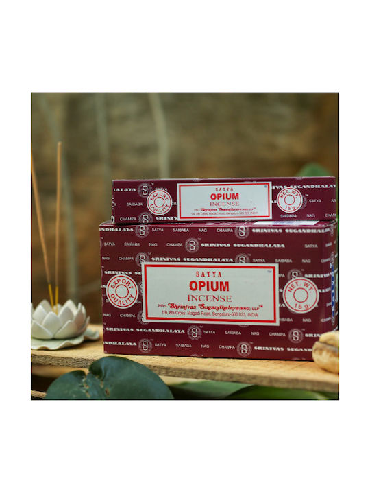 Satya Ароматни пръчици Opium Flora Incense с аромат Опиум Флора 992 15гр