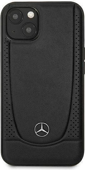 Mercedes-Benz Urban Back Cover Piele artificială Negru (iPhone 14 Plus)