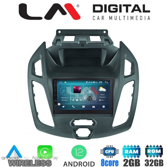 LM Digital Car Audio System for Ford Transit Custom / Tourneo Custom / Transit Connect / Transit / Tourneo / Tourneo Connect 2014+ (Bluetooth/USB/WiFi/GPS/Apple-Carplay/Android-Auto) with Touch Screen 6.8"