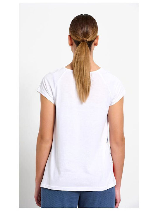 BodyTalk 1231-901428 Γυναικείο Αθλητικό T-shirt Λευκό