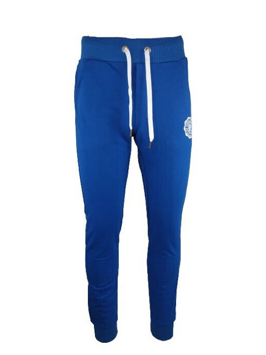 Paco & Co Men's Sweatpants with Rubber Blue