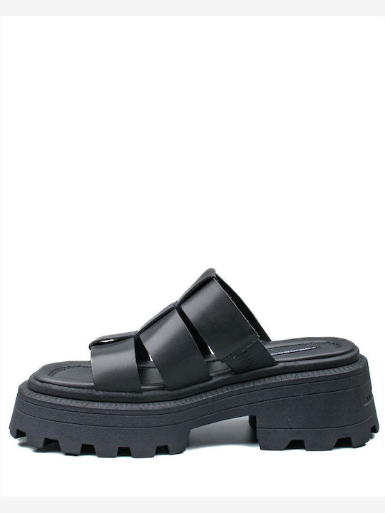 Windsor Smith Leather Women's Sandals In Black Colour