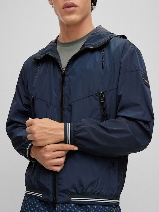 Cireno Winter Jacket Navy Blue