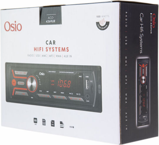 Osio Ραδιόφωνο Αυτοκινήτου 1 DIN (USB)