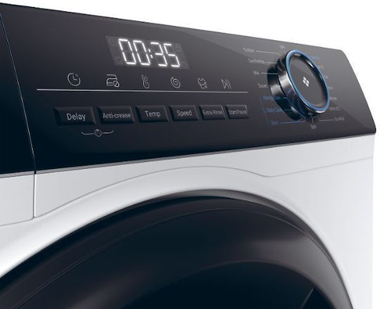Haier HW80-B14939-S Πλυντήριο Ρούχων 8kg 1400 Στροφών Γκρι