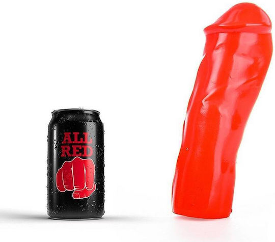 All Black All Red Joey Ρεαλιστικό Dildo Κόκκινο 20cm