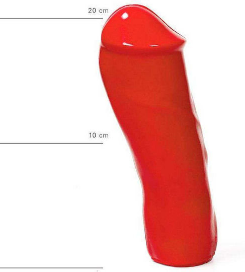 All Black All Red Joey Ρεαλιστικό Dildo Κόκκινο 20cm