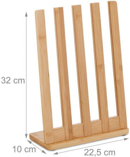 Relaxdays Plastic Capsule Stand for 32 Nespresso Pods Light Brown 10044732