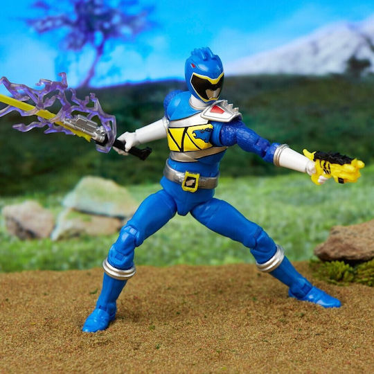 Action Figure Dino Charge Blue Power Rangers for 4+ years old Years 15cm.