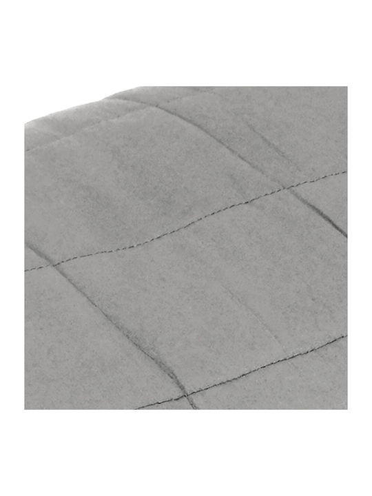 vidaXL vidaXL Schwerkraftdecke Doppel 200x200cm Grau