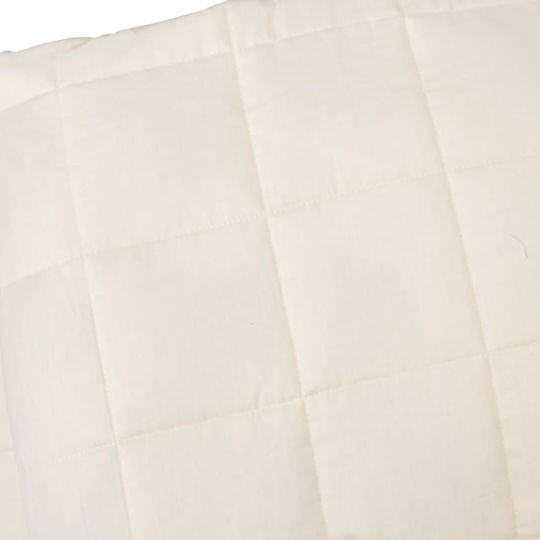 vidaXL Schwerkraftdecke Übergröße 220x235cm Hellcreme