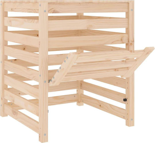 823808 Wooden Open Type Composter 63.5 x 63.5 x 77.5 cm