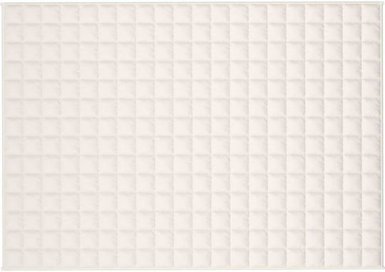 vidaXL Gravity Blanket for Sofa 138x200cm Light Cream