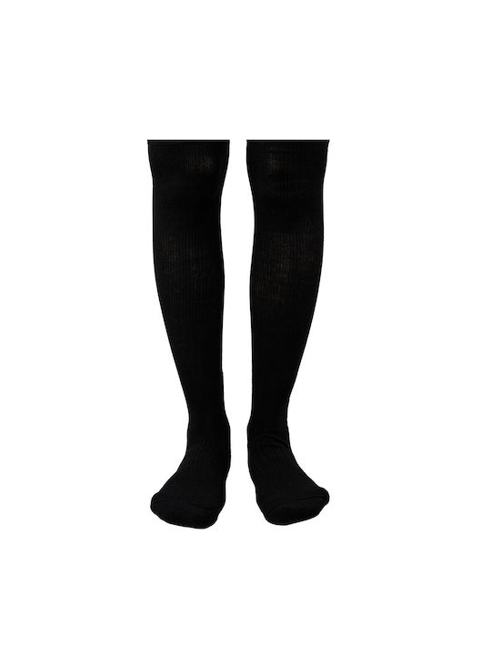 6 Spots Athletic Socks Black 1 Pair