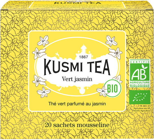 Kusmi Tea Πράσινο Τσάι 20 Φακελάκια με Άρωμα Γιασεμί