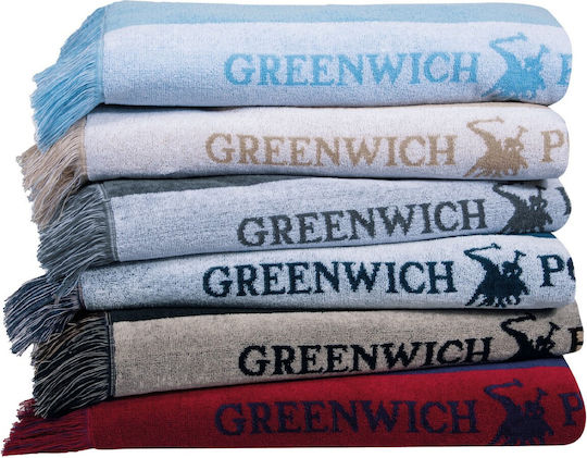 Greenwich Polo Club Beach Towel Cotton with Fringes 170x90cm.