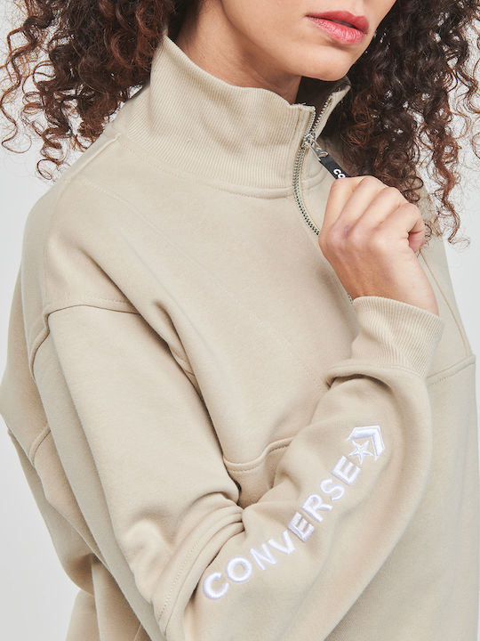 Damen Sweatshirt Beige