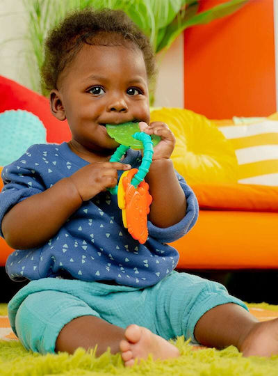 Bright Starts Tropical Zornăitoare de dentiție Fără BPA din plastic pentru 3 m+