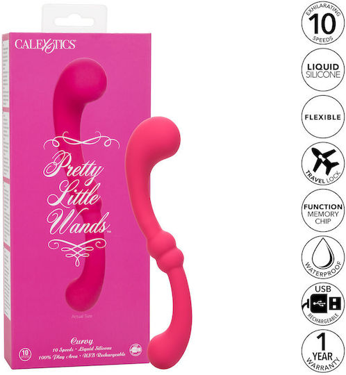 Calexotics Pretty Little Wands Curvy Δονητής G-Spot Ροζ