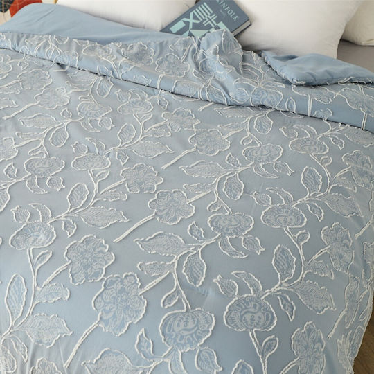 Melinen Ariel Υπέρδιπλο Light Blue 220x240cm