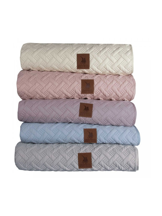 Greenwich Polo Club 3407 Coverlet Queen Size Microfiber Lila 220x240cm