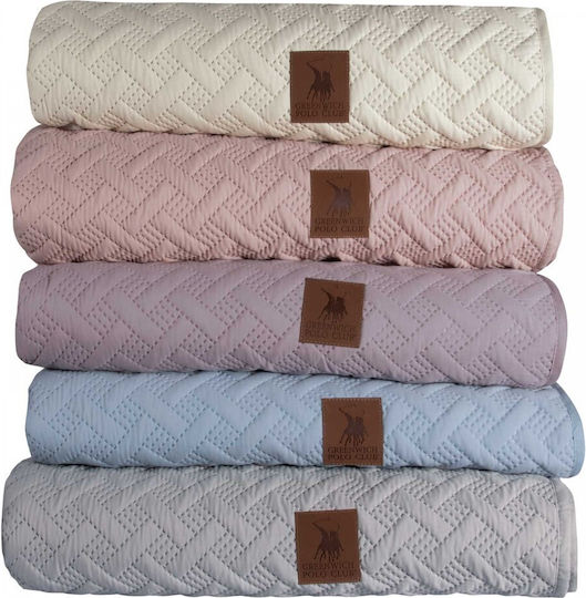 Greenwich Polo Club 3406 Coverlet Queen Size Microfiber Nude 220x240cm