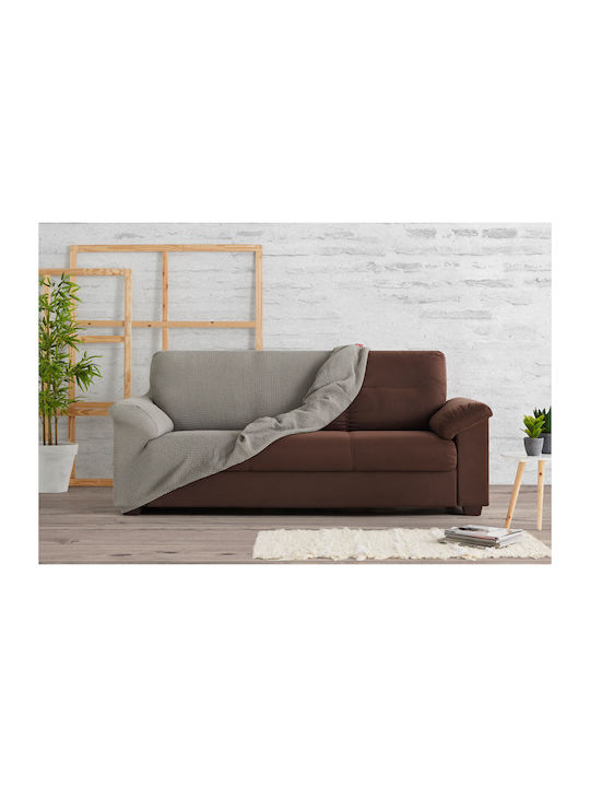 Mc Decor Делос Еластичен Калъф За 3-местен диван Червено 170εκ. 1бр MCL.EL.DHLOS.TR-KOKKINO