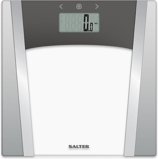 Salter Ψηφιακή Ζυγαριά 180kg με Λιπομετρητή Ασημί 9127 SVSV3R