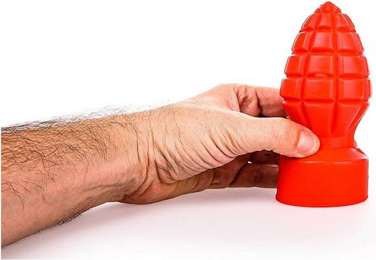 All Red Grenade Anal Plug Rot