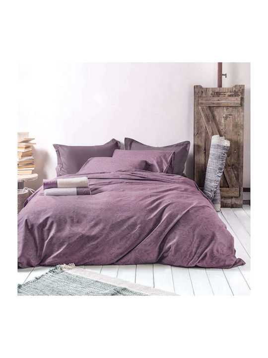 Rythmos Duvet Set Queen 220x240cm Charisma Purple 3pcs