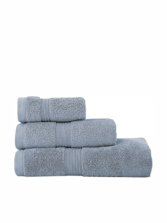 Nef-Nef Homeware Bath Towel Aegean 009687 80x160cm. Sky Weight 705gr/m²