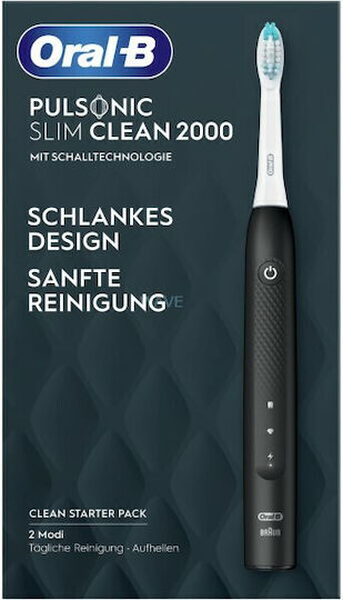 Oral-B Pulsonic Slim Clean 2000 Electric Toothbrush Black